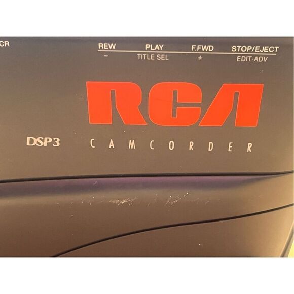 RCA DSP3 12x Zoom Camcorder VHS Not Tested Used For Parts No Battery Accessories - Picture 9 of 9